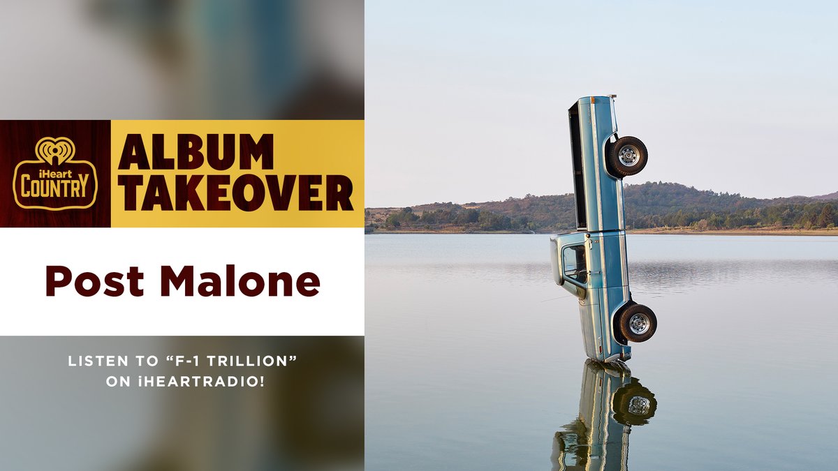 .<a href="/PostMalone/">Post Malone</a> 🤝 country album! 

To celebrate the release of Posty's "F-1 Trillion," we're playing songs off the album across all iHeartCountry stations! 🤠 

Listen now: ihr.fm/iHeartCountryX