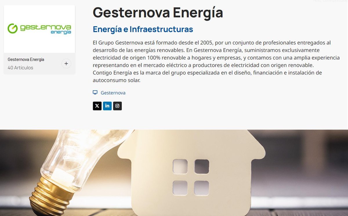 Corresponsables (@corresponsables) on Twitter photo <a href="/Gesternova/">Gesternova Energía</a> se enfoca en ofrecer electricidad proveniente exclusivamente de fuentes limpias, contribuyendo a la transición hacia un modelo energético más #sostenible. Conoce más sobre esta y otras iniciativas 👉 tinyurl.com/msxbf22w <a href="/Gesternova/">Gesternova Energía</a> se enfoca en ofrecer electricidad proveniente exclusivamente de fuentes limpias, contribuyendo a la transición hacia un modelo energético más #sostenible. Conoce más sobre esta y otras iniciativas 👉 tinyurl.com/msxbf22w
