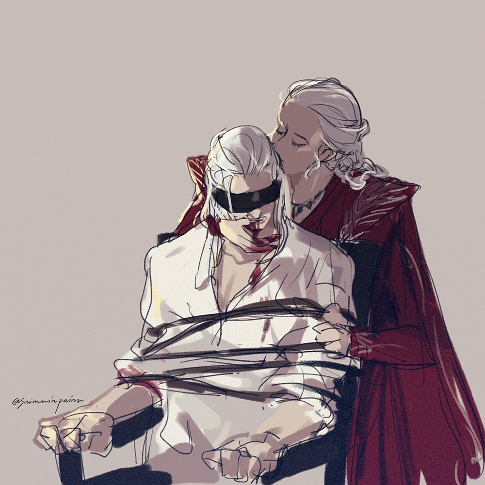 "she has saved me
from everything that is
not here."