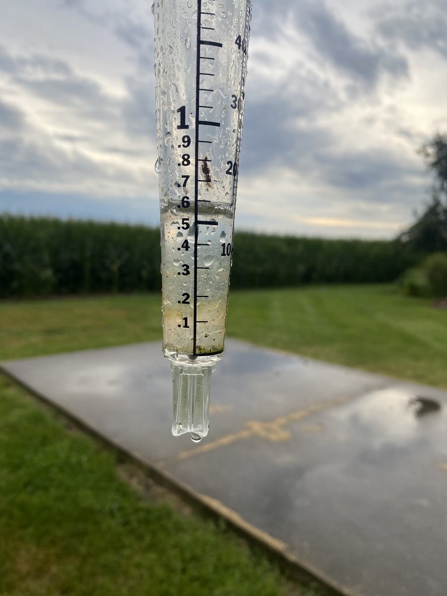 Scott_C_Rush's tweet photo. Nice little shot of rain for pod fill.  
0.6” South of Logansport https://t.co/BZf4KFeCxH