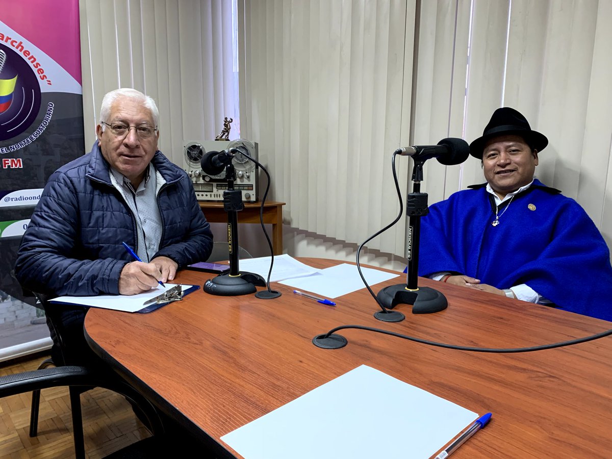 Secretaria_PyN's tweet photo. #Carchi | @GuatemalMarco Secretario de la #SGDPN informa en Radio Tulcán 94.1 F.M. sobre la gestión institucional en favor de los Pueblos y Nacionalidades. "Generamos Políticas Públicas desde el territorio".
Más Detalles: https://t.co/oDbbw5LRgX
#ElNuevoEcuadorResuelve https://t.co/bu4VXj1GKf