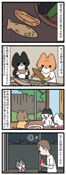 猫のお盆 
