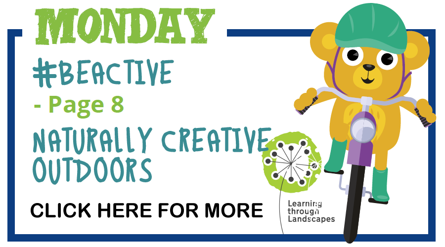 ChildHealthScot's tweet photo. It's #BeActive Monday! Our partner @LtL_News get 'Naturally Creative Outdoors' with this fantastic activity. We'd love to see what you've gotten up to! How have you been active? Check out #SCHW here 👉 https://t.co/Uxi9NRqliQ #MyHealthMyRights #BeMoreBear https://t.co/LmZdcPJFtd