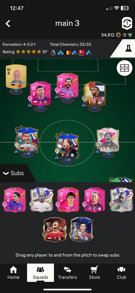 ohvequal's tweet photo. @RobosFUT can you rate the team? https://t.co/VDLkhUFlci