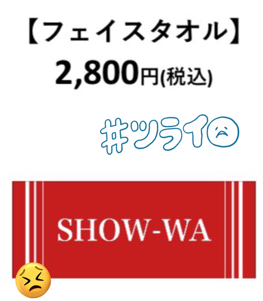 SHOW-WA 戻せ タオル