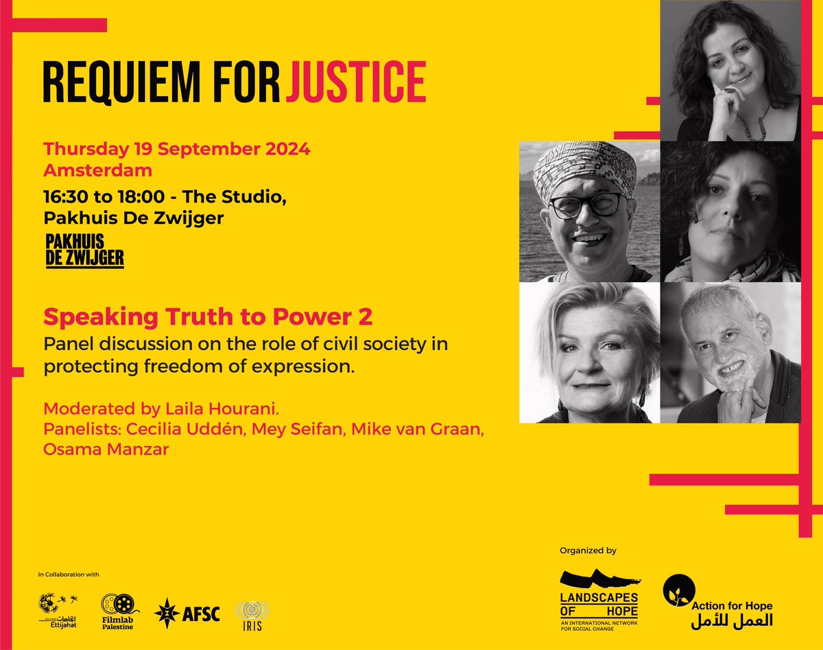 DEFindia's tweet photo. Speaking Truth to Power 2
Live from Amsterdam!
@OsamaManzar will be participating in a panel discussion on the role of civil society in protecting freedom of expression!
Link to register: https://t.co/5wwFJUX6BW
#speakingtruth2power #roleofcsos #requirmforjudtice https://t.co/7XkmZ1z8C9