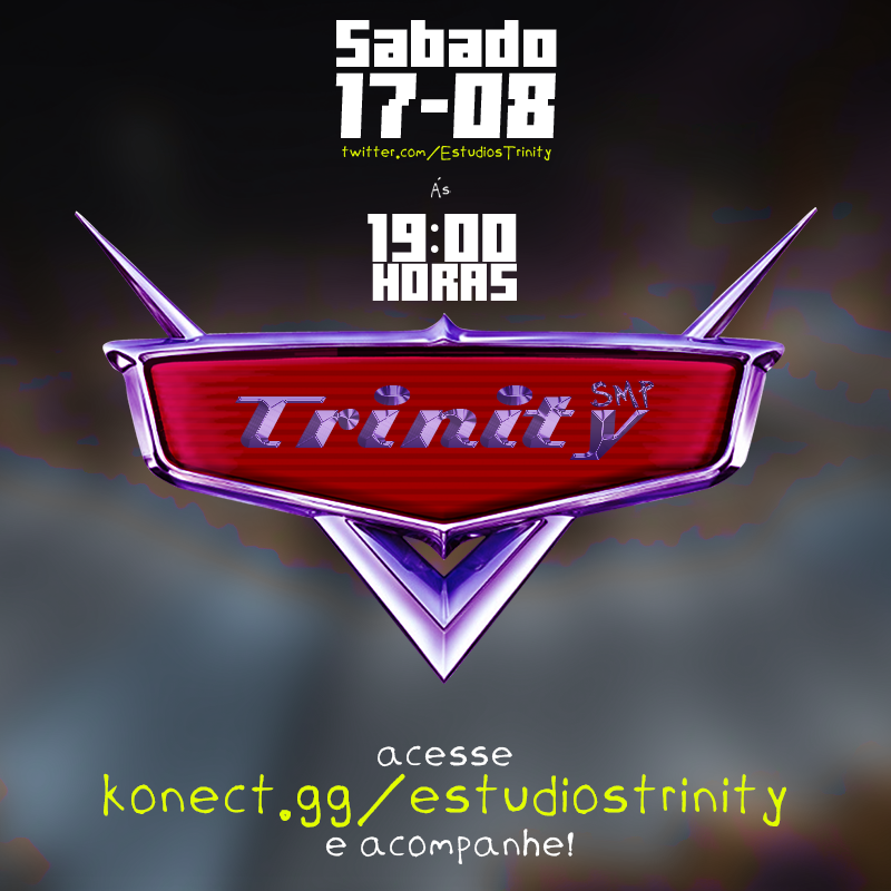 EstudiosTrinity's tweet image. NESTE SÁBADO 17/08,
ÀS 19:00H

PREPAREM OS SEUS MOTORES, A PRIMEIRA COPA PISTÃO DO TRINITY VEM AÍ! 🚗🏆

Corridas, competições, comidas, interações, prêmios e muito mais no TRINITY SMP! 

Acesse o konect.gg/estudiostrinity
E conheça nossos criadores!