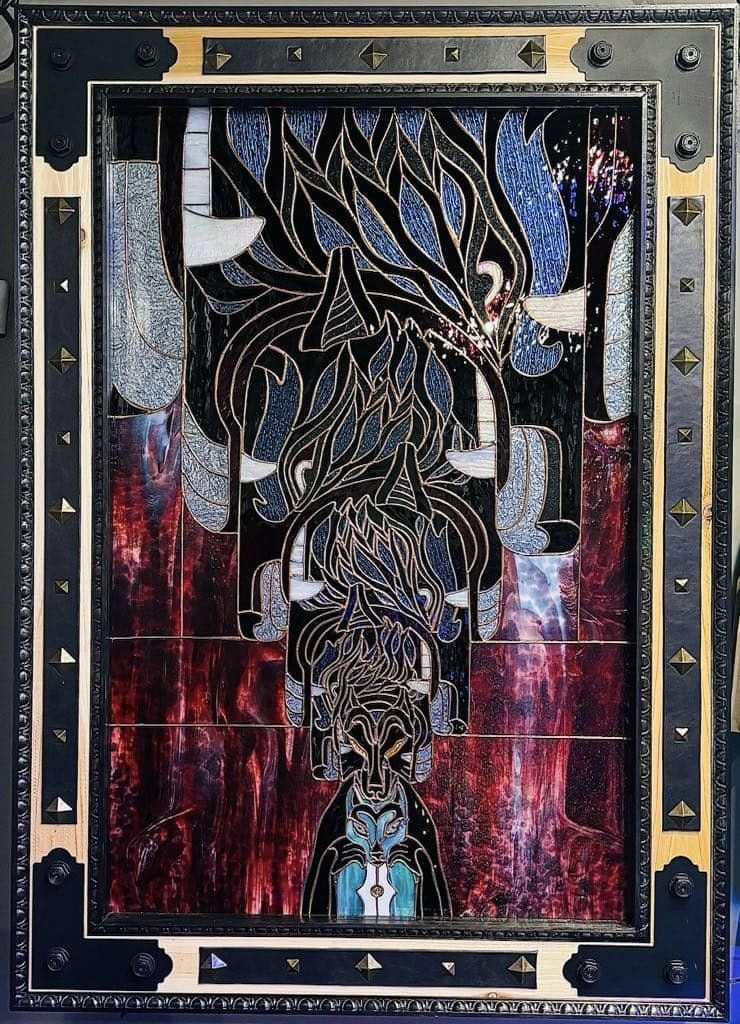 The two incredible stained glass pieces ;-; 