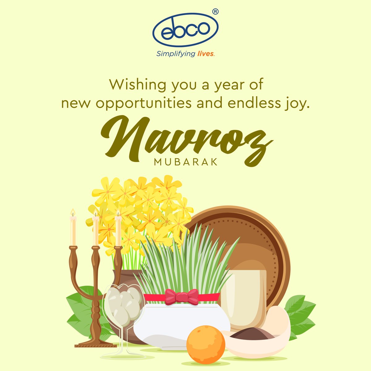 InfectiousAds's tweet image. At Infectious Advertising, we believe in crafting messages that resonate with tradition and joy. Proud to have created this heartfelt Navroz greeting for EBCO, blending thoughtful copy with vibrant design to celebrate the essence of new beginnings 🌸✨

#Infectious #Navroz #Ebco