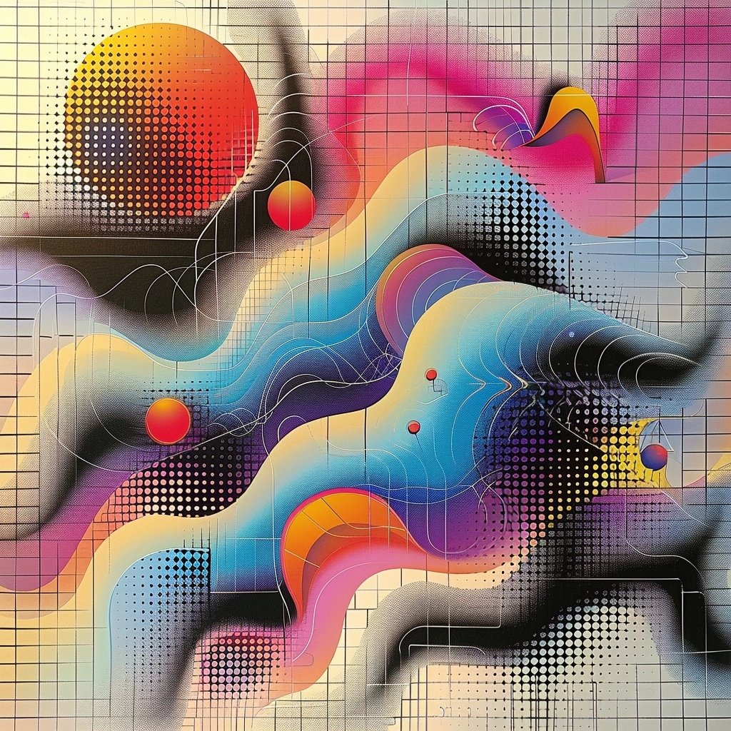 bbybluemoon13's tweet photo. #geometricart #moireeffect #doublehelix #memphis #memphisstyle #vaporwave #geometry #abstract #multilayered #aiart #AIArtwork #AIArtistCommunity #AIArtworkwomen ##aiartist #aiartdaily #AI美女 #AIイラスト #AI美少女 #AIArtCommuity https://t.co/yHM38kctN9