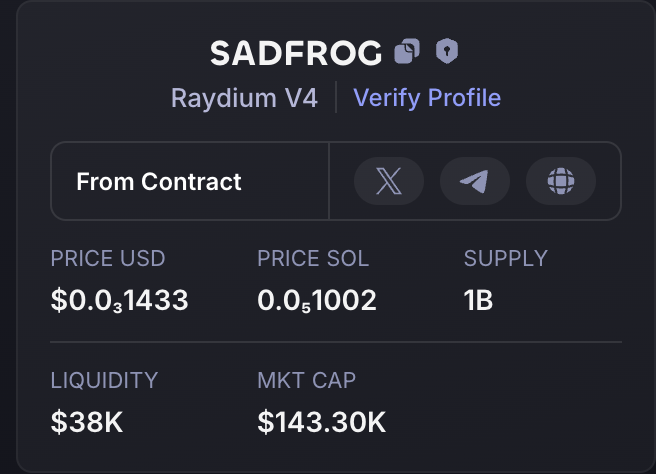 murphydon_'s tweet photo. #SADFROG
FRgaumzY8bbcbrt71t4Ff9mo1W6ABKxNUenDCsSjpump
Looks like a gem gambled here https://t.co/gzvMCwIdLx