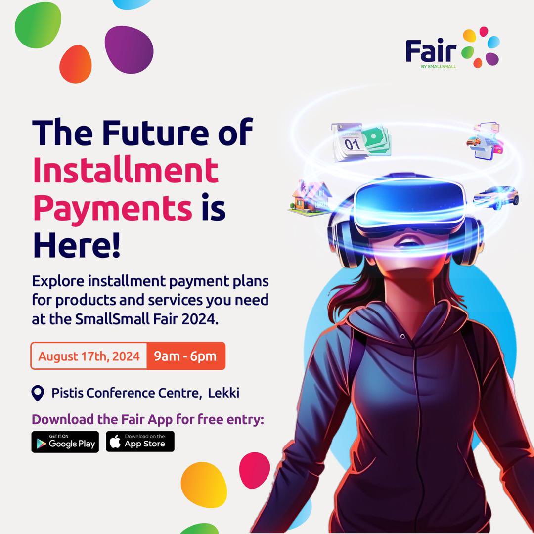 GlowMoist's tweet photo. Announcing #SmallSmallFair, an innovative event where installment payment providers can directly engage with thousands of customers in one venue! Don’t let this opportunity pass you by!
For more information
Contact: 09167672191
Email: hello@smallsmall.com
Cc: @smallsmallhq https://t.co/mkSdPOtNos