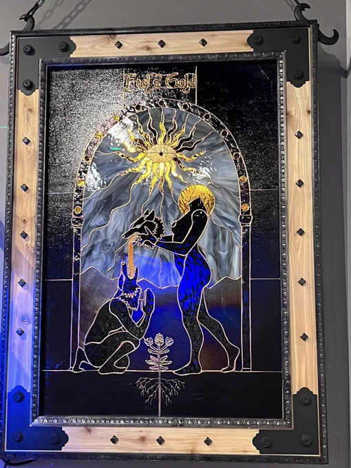 The two incredible stained glass pieces ;-; 