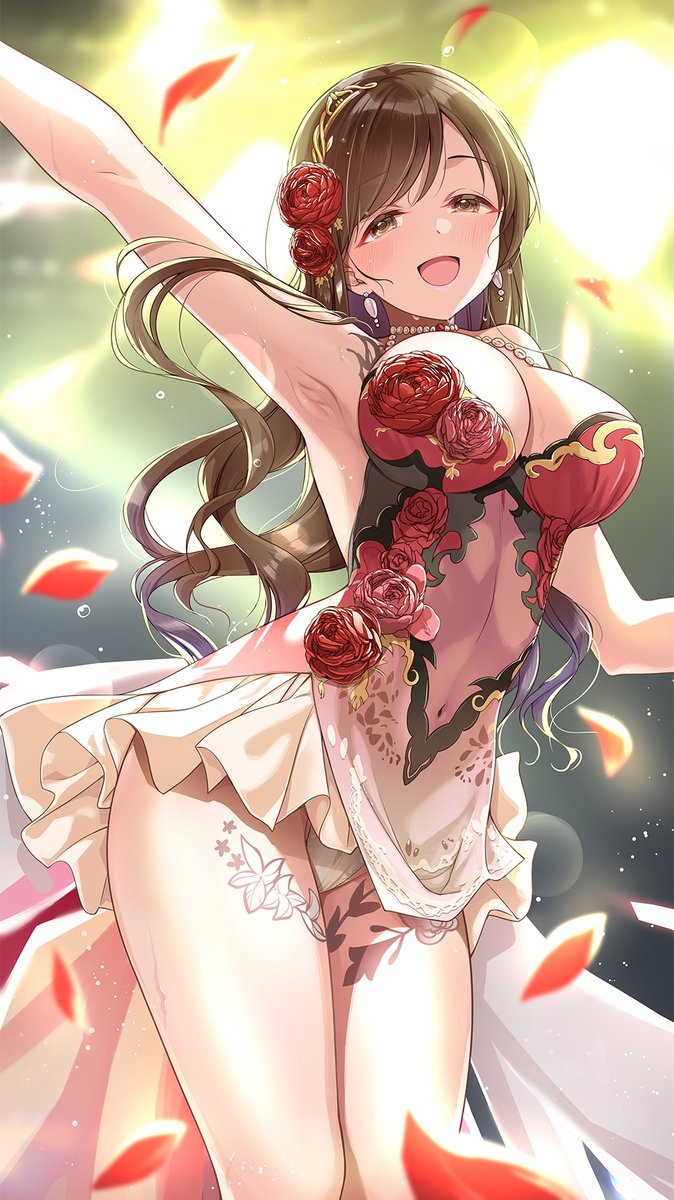 【金デレ＋３７４】「この衣装、ちょっとでも動いたら全部…」