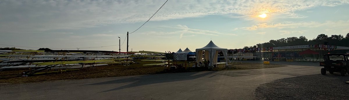 MatSiscoe's tweet photo. About to do a quick hit on @CHCHTV and @morninglive from the Henley.

Cool to be here for the calm before the storm. https://t.co/kqTlMZFC4y