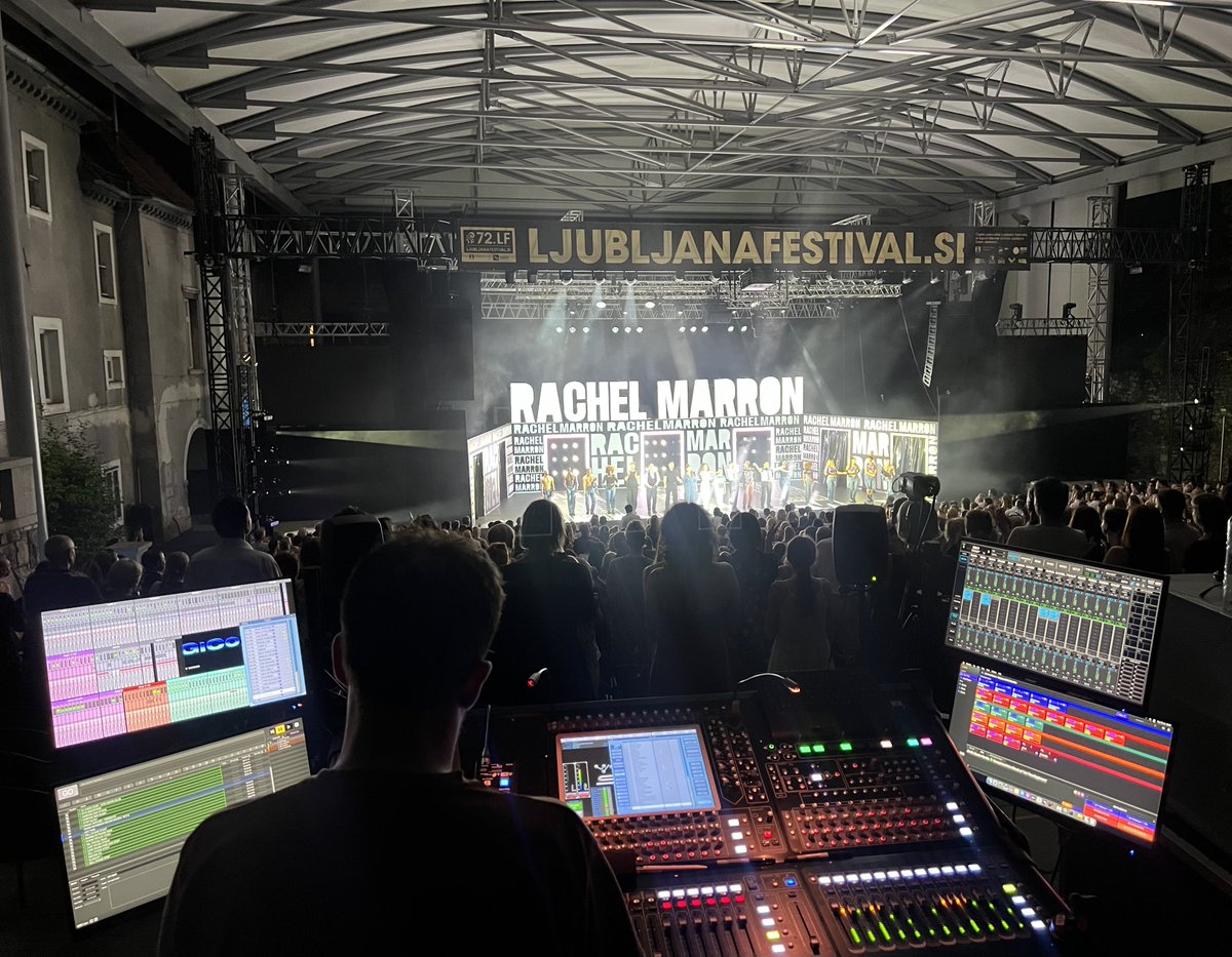chriswhybrow's tweet photo. THE BODYGUARD, MUSICAL - #sounddesigner #fesitvalljubljana

It's been a crazy 10 weeks opening shows back to back, this was one of the shows we opened over the last two months which was playing a few weeks ago in Ljubljana, Slovenia.
Thanks again to Danielle Tarento,  Mykal Rand and @FestivalLJ  for having us back, with your great team.

Surrounded by awesome talent-

Director & Choreographed by - Mykal Rand @Mykalrand 
Musical Supervisor - Michael Bradley @michaelbradley1 
Musical Director - Dan Glover 
Set and Lighting by - Andrew Exeter @AndrewExeter 
Costumes by - Colleen Morris-Glennon 
Wigs, Hair & Make-up by - Helen Keane
Video Design - Dan Light
Production Manager - Martyn Sands @MartynSands1 

🔊 Huge thanks to my sound team 🔊 You all rock! 🙌
Matt Nunn (Bambi)
Ryan James
Josh Gregory
& the support and supply by @stagesounduk 

Congrats to all the Cast, Crew and Band for absolutely smashing it!
🔥🔥🔥🔥🔥

#theater #musical #soundengineer #livesound #musicals #theatre #theatrelife #theatreshow #sounddesigner #sounddesign #SoundDesigner #sound