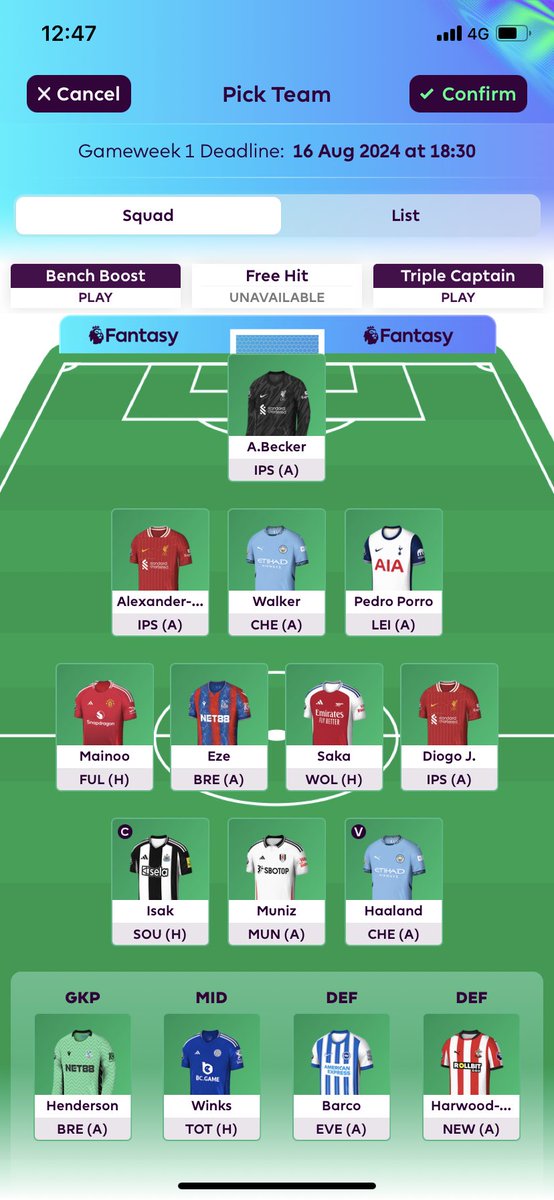 Adam68201316's tweet photo. @LazyFPL Rate this?best I can do https://t.co/355pzdTpqo