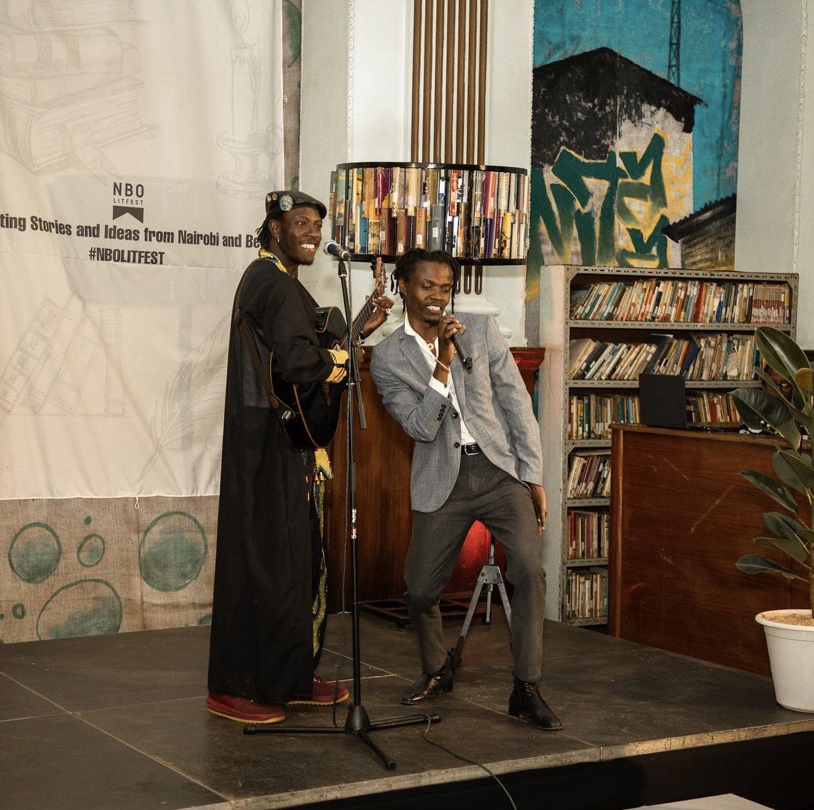 ignite_ea's tweet photo. We saw authors, musicians, journalists, academics, poets, artists and the like all come together to celebrate the public libraries as spaces for art, culture, &amp; knowledge production and they were also given a platform to express/showcase their work. 

#IgniteCultureEA #nbolitfest https://t.co/uTEf1naLRt