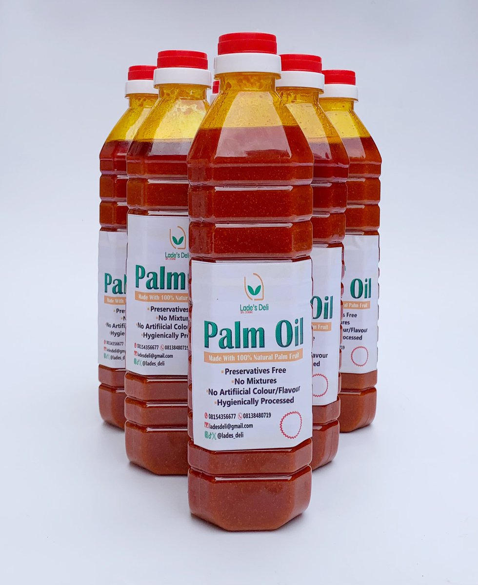 anike_akoriola's tweet photo. Our palm oil is unadulterated, No artificial color of Flavour. Available for immediately pick up and delivery.

🏷️1ltr N2,300, 2ltrs N4,500
📍Ibadan
📦Nationwide

Pls RT https://t.co/dxjpLHZDQs