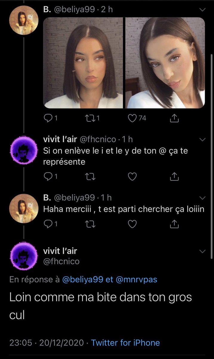 Dites vous j’avais juste tenter de faire une vanne et elle m’avait bloqué de tous les réseaux mdrr … les femmes vraiment 🤣🤣