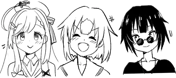 レポマンでフォロワーさんのオリキャラ描いた 