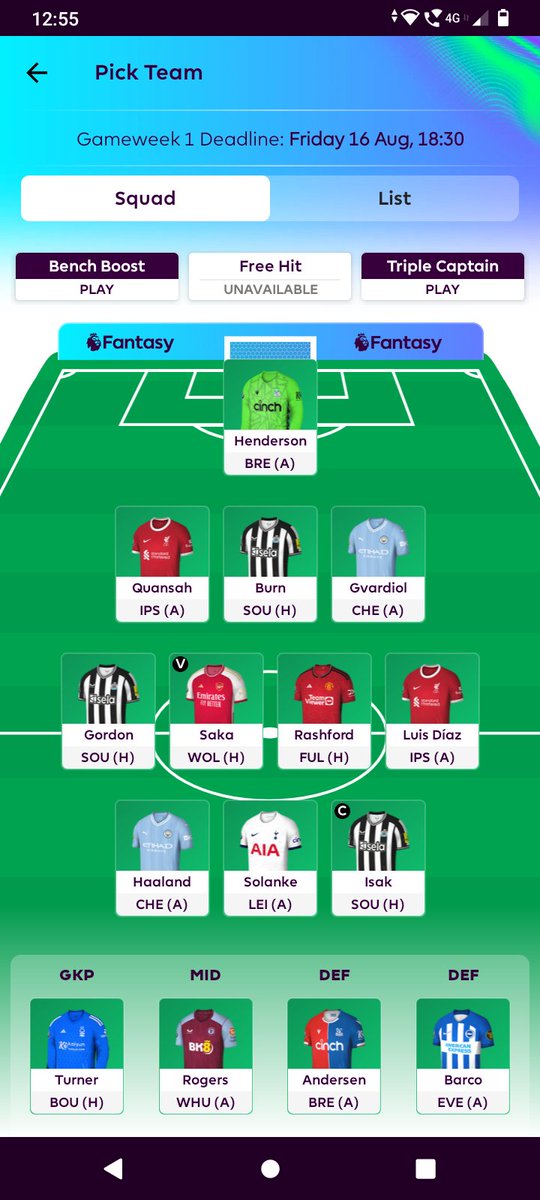 StuartPizans's tweet photo. Team 1 or Team 2 #fpl https://t.co/goOUpTriVL