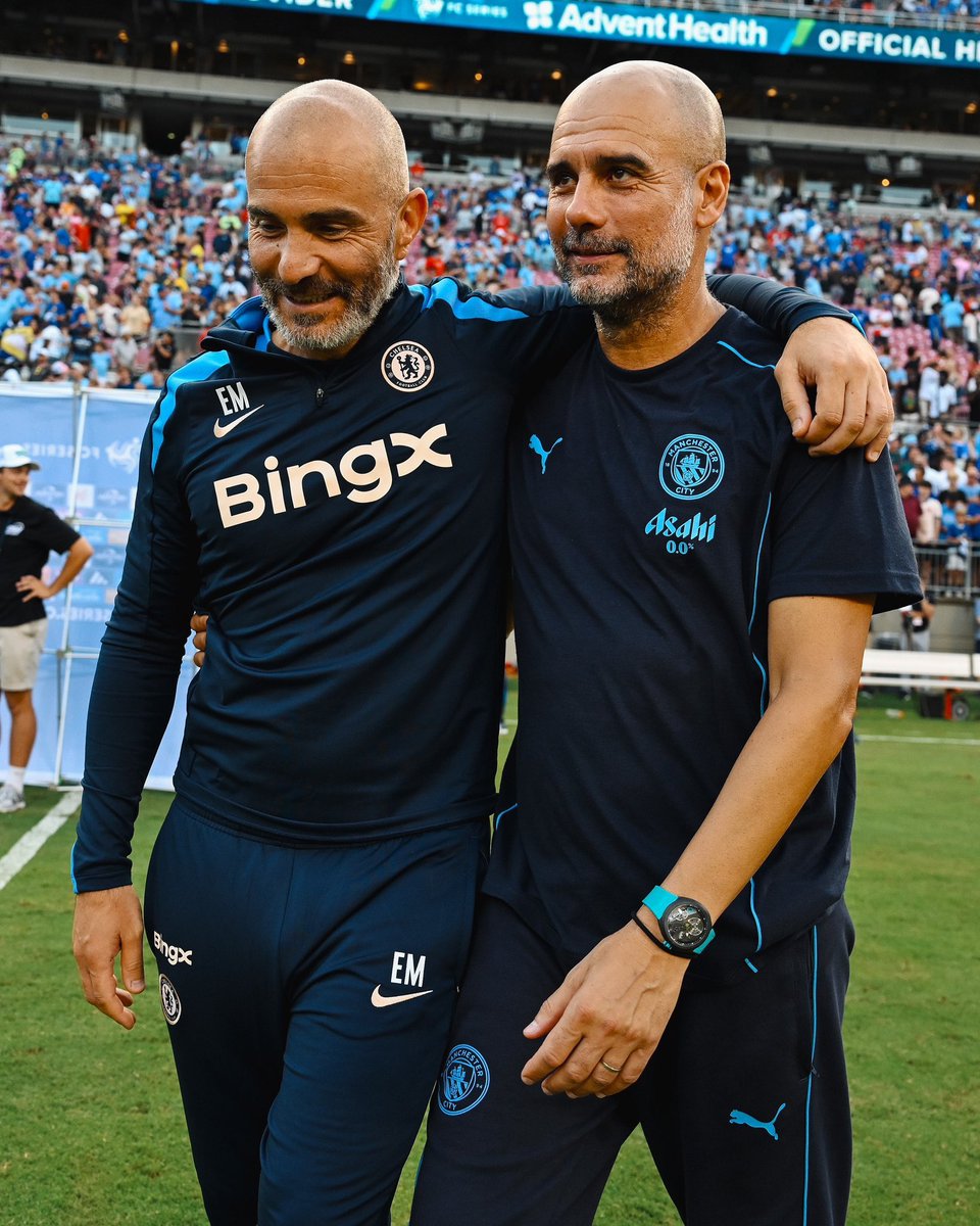 🔵🫂 Pep Guardiola on Enzo Maresca: “My advice: give him time. If they, the owners of Chelsea, accept my advice…give Enzo time and it will work”.

“All the managers need time. I don't know if Chelsea is the place to do this, but give him time and he will work”.