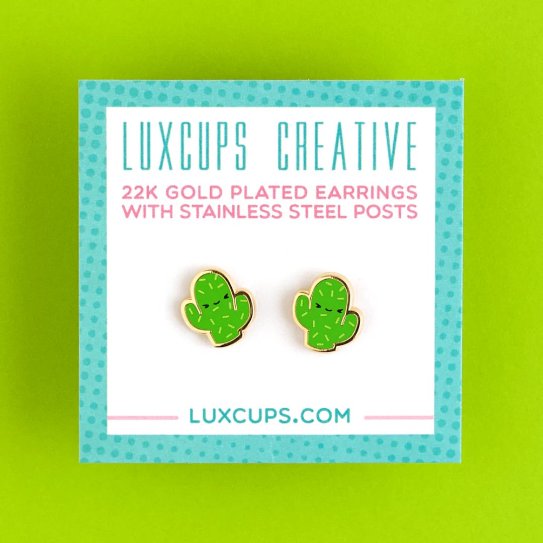 luxcups's tweet photo. It's #NationalTellaJokeDay so we're telling you one about one of our favorite pairs of earrings.

Why do cacti always make sense?

Because they always stick to the point!

Yeah...we know...we aren't ashamed.

Grab your Cacti Guys earrings today, we promise they only look sharp! https://t.co/CL7P1jmOTZ