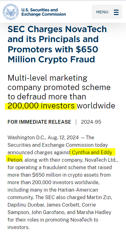 MikeMudesi's tweet photo. Think twice before falling for quick-profit schemes. NovaTech FX's collapse shows the risks of unregistered investment platforms. 

Watch my video update for the full story.

https://t.co/ifNaKJQcx8

 #Investing #Trading #StockMarket #novatechfx https://t.co/lturlkfQHi