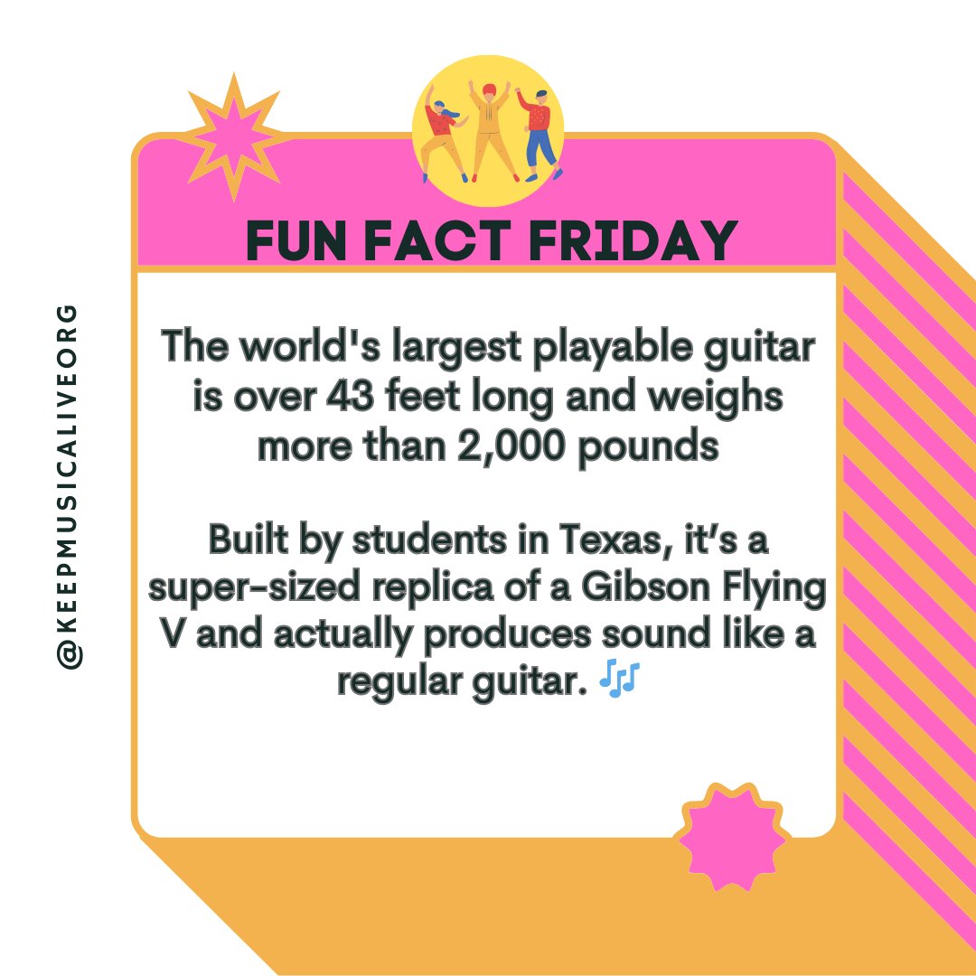 Happy Fun Fact Friday everyone! 😁 Keep the tunes going all weekend! What's your favorite weekend jam? Share in the comments below! #FunFactFriday #WeekendTunes