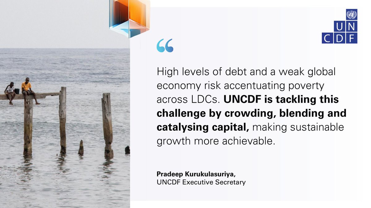 🔸 By crowding, blending and catalysing capital, <a href="/UNCDF/">UN Capital Development Fund</a> is making sustainable growth more achievable.

🔹 We can deploy capital where others cannot, accelerating progress towards the #SDGs.

➡️ More: annualreport.uncdf.org/2023