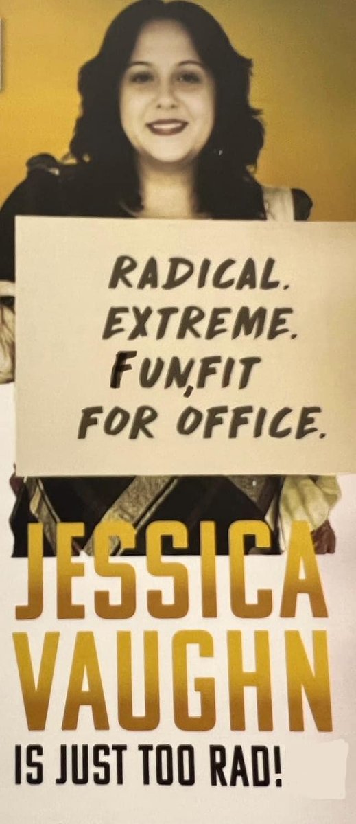 The word on the street is that Jessica Vaughn is way too rad! #vote4vaughn