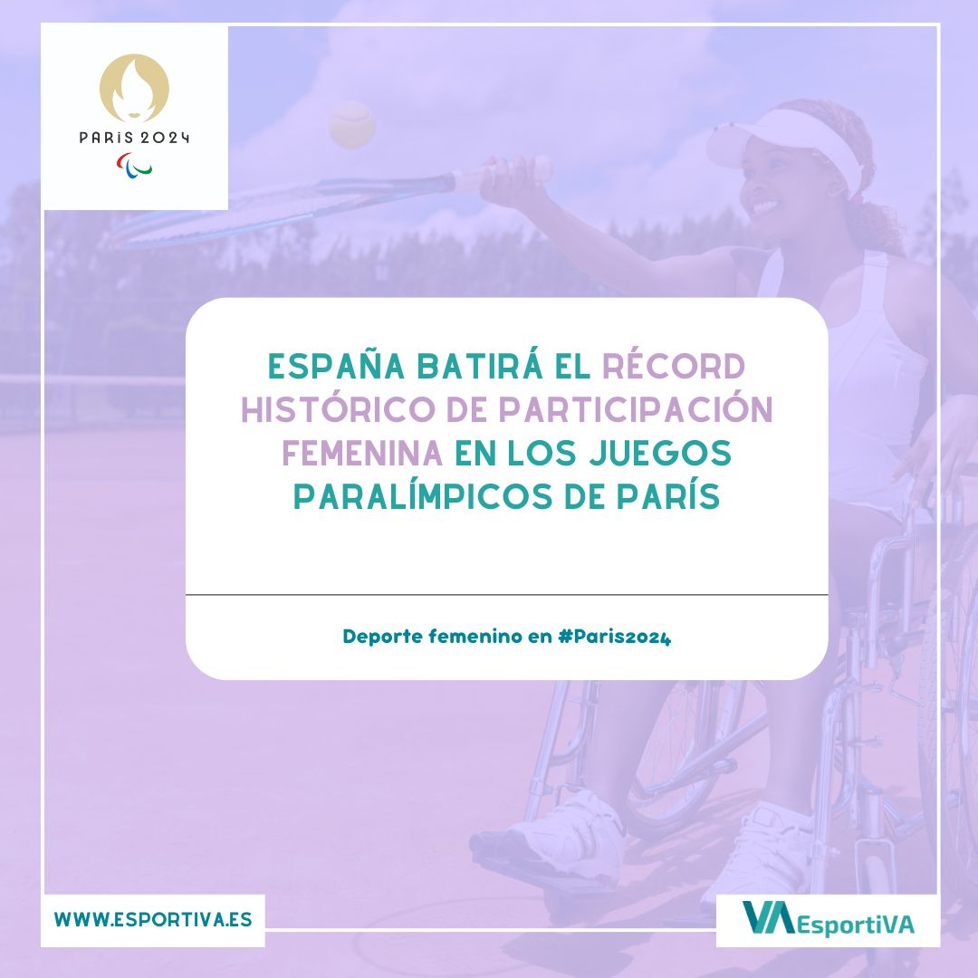 ⏳En menos de dos semanas darán inicio los Juegos Paralímpicos, y para ir calentando motores, tenemos un noticia muy positiva. 

💜💪España batirá el récord de participación femenina en estos Juegos. 

🔗 Lee la noticia completa nuestras historias

#deportefemenino