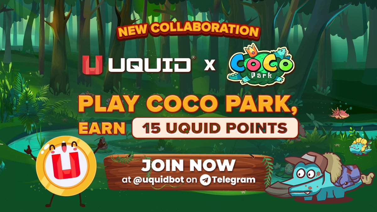 uquidcard's tweet photo. 🌟 We’re thrilled to announce that Uquid and @cocopark_io have officially collaborated to offer you a richer Web3 experience filled with rewards and opportunities. 🎉🚀 What's New?Coco Park has fully integrated the UQUID bot into their platform! Now, Uquid users can enjoy a smoother experience exploring tasks and earning rewards directly through Coco Park.👉 For Uquidians:When you join Coco Park and complete tasks via Uquid Mission, you'll receive 15 Uquid Points. It’s the perfect way to maximize your rewards!🔗 Explore the integration today and discover new ways to earn, engage, and benefit from this exciting collaboration!#Uquid #CocoPark #Web3 #Collaboration #Crypto