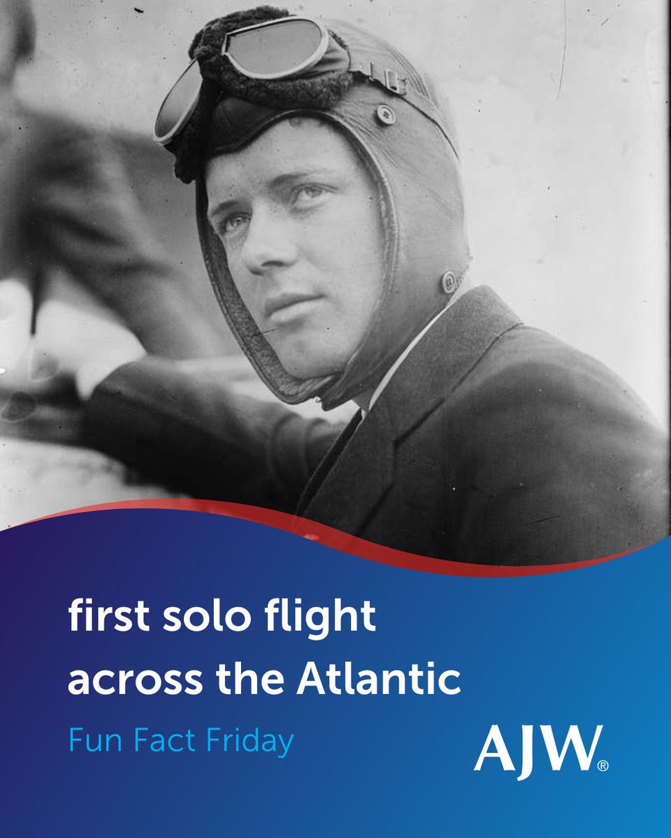 AJW_Group's tweet image. #FunFacts | Did you know? Charles Lindbergh was the first to fly solo nonstop across the Atlantic Ocean, from New York to Paris, on May 20–21, 1927. The trip covered 3,631 miles and took 33 hours 29 minutes.
 
#DidYouKnow #AviationFacts #CharlesLindbergh #Impact #AJWT #WeAreAJW