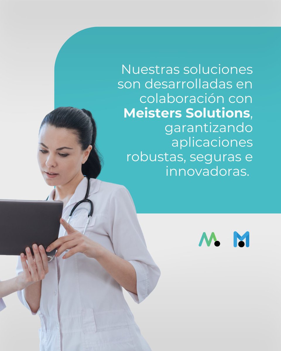 medikustech's tweet photo. Colaboramos con @digiudigital y @meisters_dev para integrar tecnología, optimizar procesos y asegurar soluciones robustas e innovadoras que cuidan y conectan. 🌐💚

#SaludDigital #Innovación #Tecnología #HealthTech #Salud #TransformaciónDigital #TecnologíaEnSalud https://t.co/4Zezo8MWPj