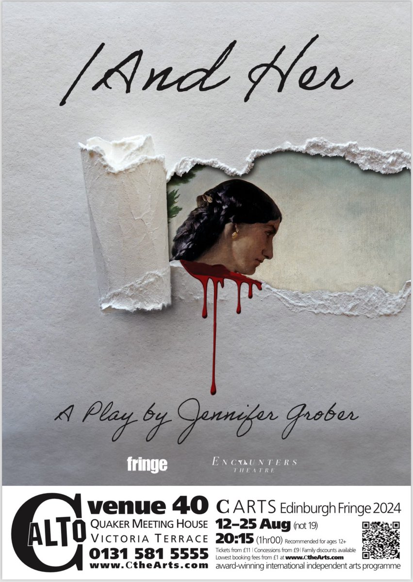 _andherplay's tweet photo. @edfringe_review If you liked this then we think you’d like our show which views Jane Grey’s life and execution through her cousin’s translation of Iphigenia. We’d love to have you review our show! https://t.co/TB5i2e5Kix