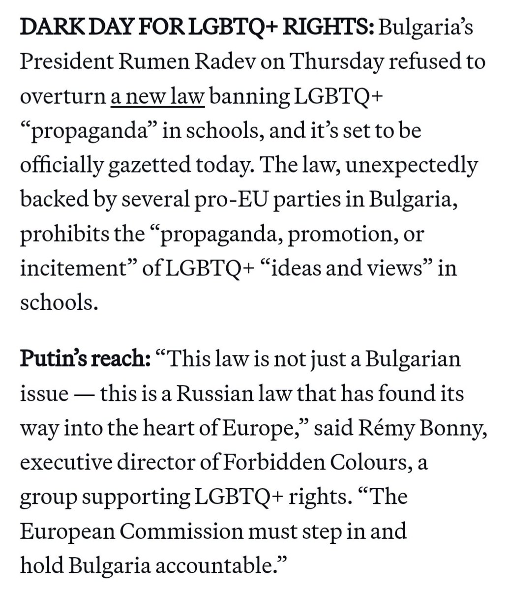 Priden er ikke kun en fest, den er en politisk manifestation.

2 overskrifter fra @politicoeurope idag
Med vores egen regerings afstandstagen til de rettigheder LGBT-bevægelsen allerede har vundet er det vist tydeligt at der er brug for priden herhjemme, i Europa og i hele verden