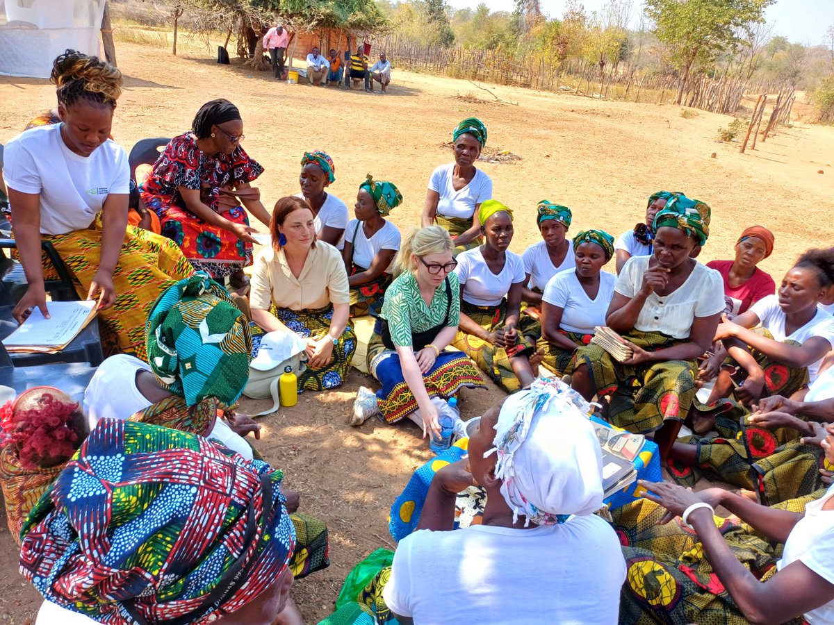 Thrilled to host Scottish Gov officials in Zambia!  We visited Sinazongwe District Commissioner &amp; Chieftainess Sinazongwe,who praised CJC’s positive impact in building climate resilience. In Chiyabi Ward, we saw winter crops thriving &amp; engaged with an inspiring VSLA women’s team.