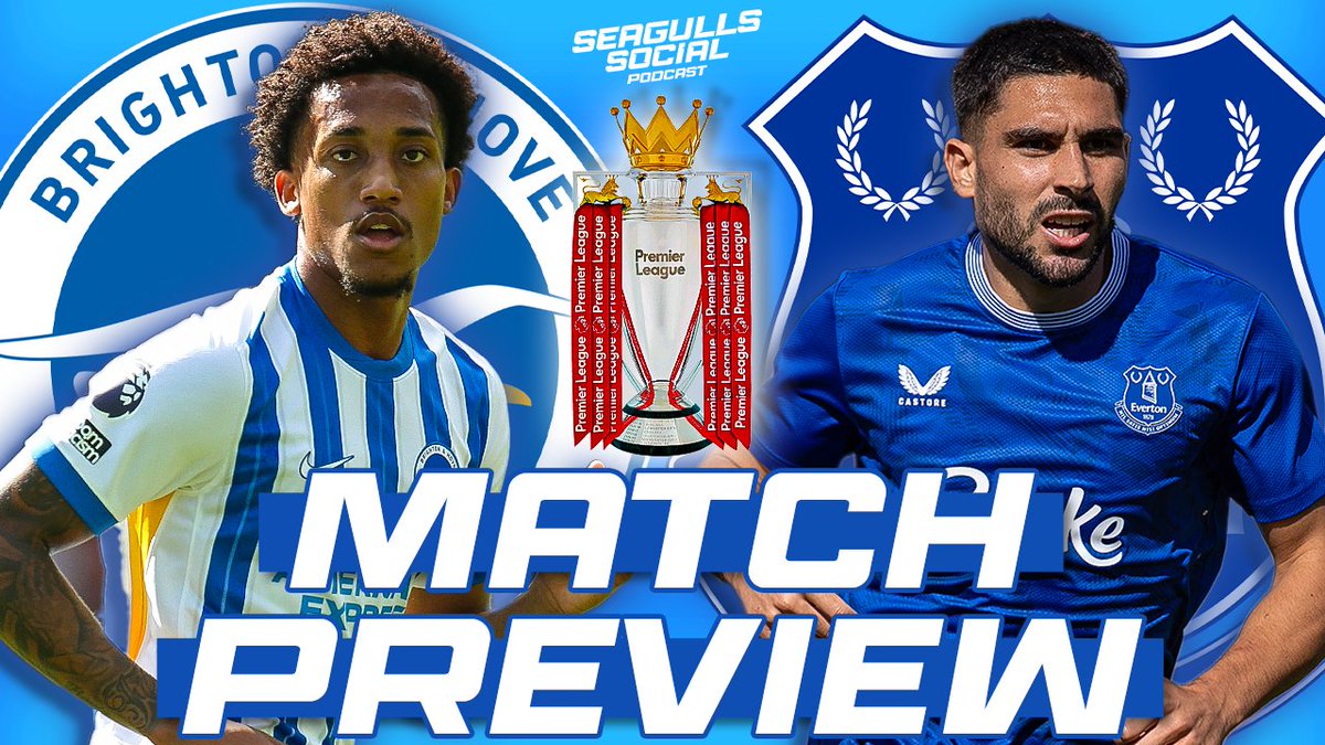 SeagullsSocial's tweet image. 🚨 𝗡𝗘𝗪 𝗣𝗢𝗗𝗖𝗔𝗦𝗧 🚨

EVERTON VS BRIGHTON MATCH PREVIEW 🗣️

We look forward to Brighton's first 24/25 Premier League game away to Everton and we're so ready 🤩

ft. one of our new resident hosts @Jackalbion96 🤝

📺 youtu.be/zgQMMER8AnQ

#BHAFC #Everton #Toffees 🔵⚪️