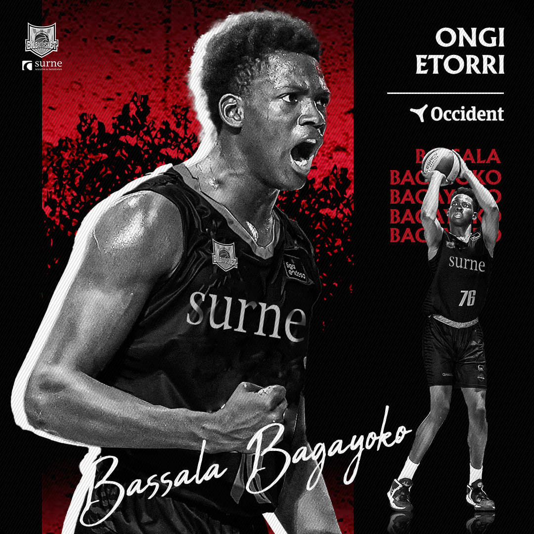 Bassala Bagayoko (Mali, 17 años, 2.07m) firma con Surne Bilbao Basket hasta 2028 🖤😎

✅ Con tan solo 14 años, se convirtió en el jugador más joven en debutar en Liga Endesa

ℹ️ bilbaobasket.biz/bassala-bagayo…