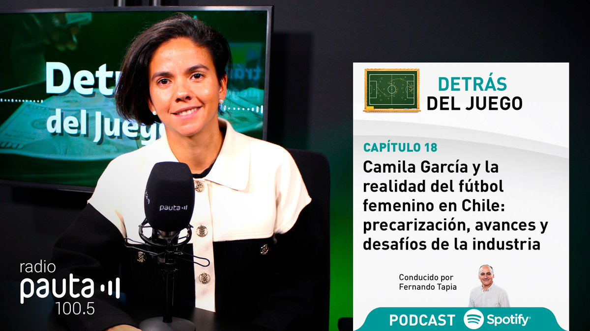 [🎙️PODCAST] En #DetrásDelJuego, <a href="/FernandoAgustin/">Fernando Tapia</a> conversa con la directora de la <a href="/ANJUFFChile/">ANJUFF Chile</a>, <a href="/CamiGarciaP/">Camila García</a>, sobre la situación actual del fútbol femenino en Chile y las condiciones de profesionalización de la liga local.

🎧 Escúchalo aquí → shorturl.at/6nQmQ