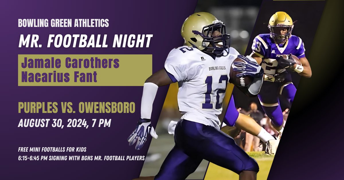 BG Purples Athletics tweet media