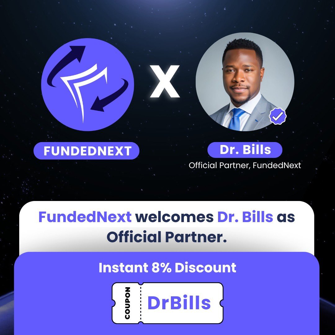 BIG NEWS!!!

I’m thrilled to announce my new partnership with <a href="/FundedNext/">FundedNext</a>, one of the leading propfirms in the industry.

This is just the beginning of something massive. Stay tuned for what’s coming next.

To celebrate this I’ll be giving out 10x $5k stellar lite accounts this
