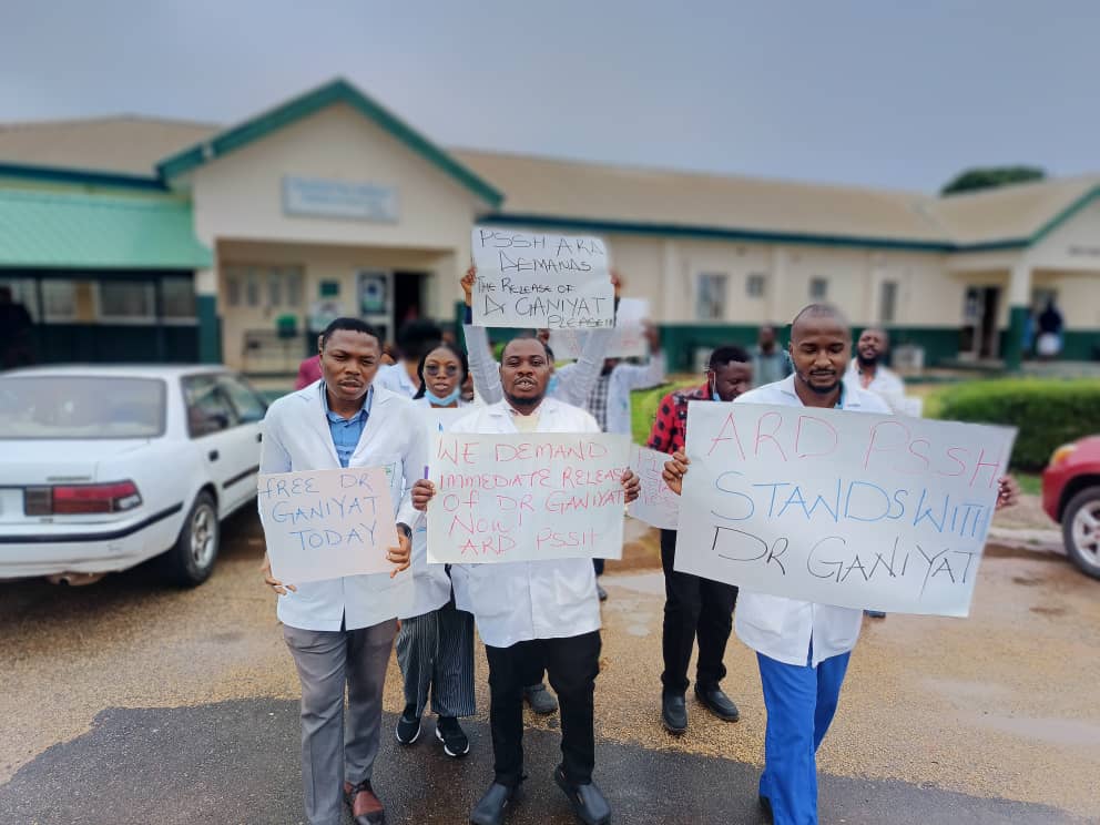 biyiadeyemo's tweet photo. Different chapters of NARD in solidarity walk for #bringbackganiyat.
@enodamade https://t.co/O9DRRzHKio