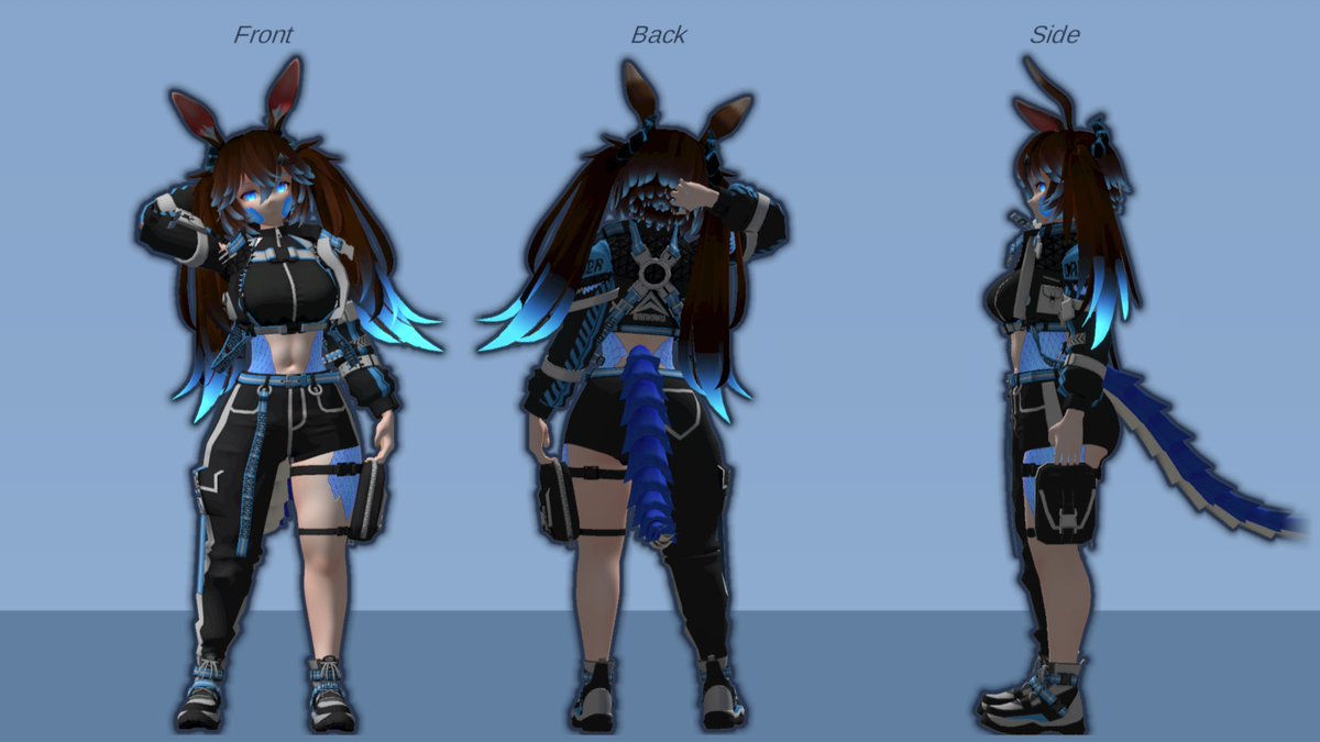 DarkChurchillvr's tweet photo. @SweetWingsVR Bunny Dragons! sorry have to use my avatar as a reference couldnt find a good pic of one https://t.co/jrV40LStPy