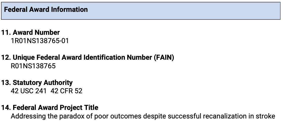 Sunil Sheth, MD (@sunilashethmd) on Twitter photo Very thankful to <a href="/NIH_NINDS/">NINDS</a> for this second R01 to our research group. We’re going to use #AI to unlock new theories of brain function after #stroke.
Best part is - we get to do it with friends! <a href="/MokinMax/">MaxMokinMD</a> <a href="/CerebrovascLab/">Cerebrovascular & Neurointerventional Lab</a> Very thankful to <a href="/NIH_NINDS/">NINDS</a> for this second R01 to our research group. We’re going to use #AI to unlock new theories of brain function after #stroke.
Best part is - we get to do it with friends! <a href="/MokinMax/">MaxMokinMD</a> <a href="/CerebrovascLab/">Cerebrovascular & Neurointerventional Lab</a>