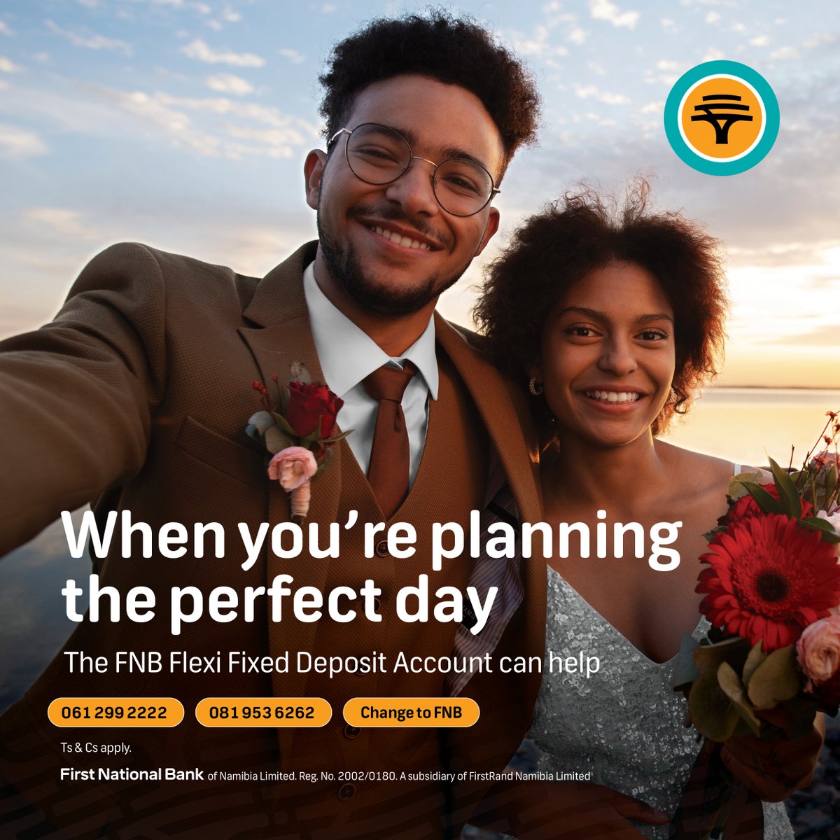 FNBNamibia's tweet photo. We believe dreams shouldn't stay dreams. That's why the FNB Flexi Fixed Deposit Account is here to help you make it happen with flexible, smart saving with competitive returns.

#FNBNamibia #FlexiFixed #AchieveYourDreams https://t.co/Mm8zLpBe7W