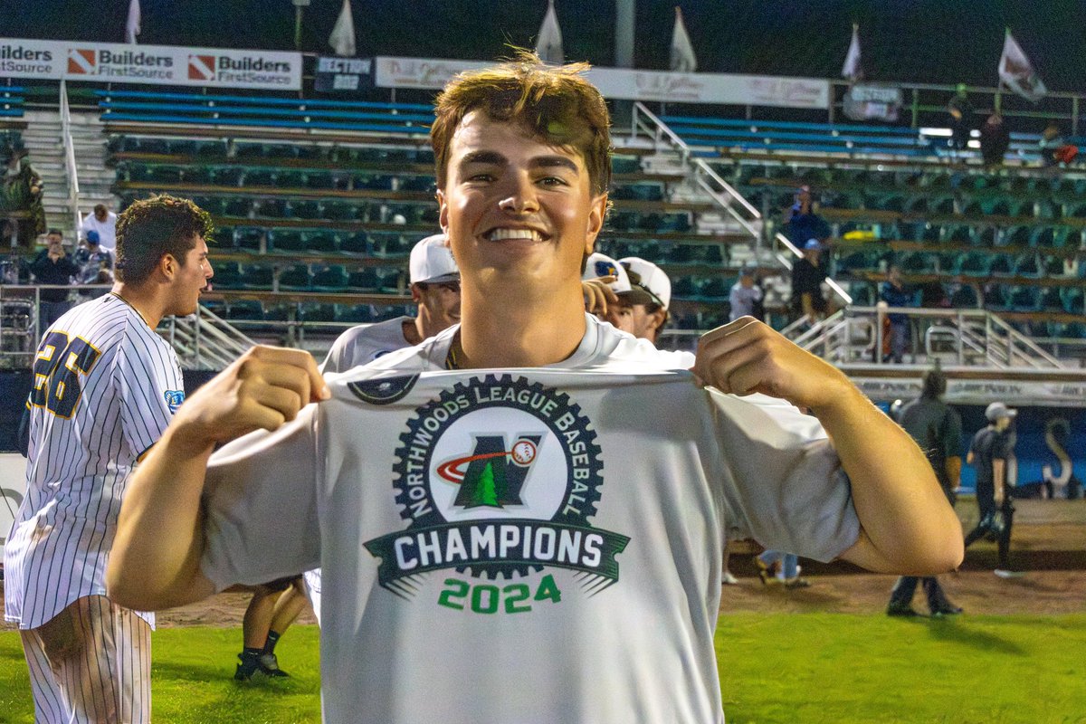 More hardware in 2024 for <a href="/ChaseCummins1/">Chase Cummins</a>!
<a href="/NWLbaseball/">Northwoods League Baseball</a> Champions.
<a href="/KzooGrowlers/">Kalamazoo Growlers</a> 
🐝🐻⚾️