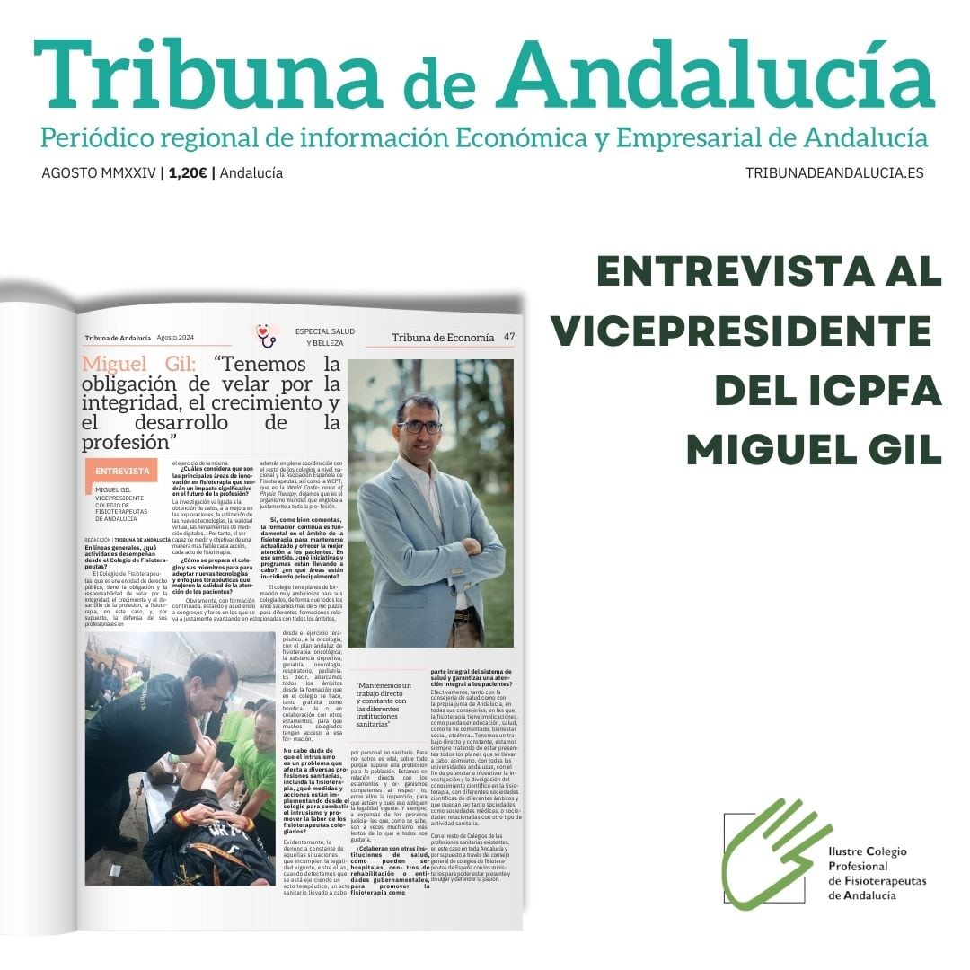 Entrevista a nuestro Vicepresidente <a href="/mgilsanc/">M. Gil Sánchez</a> en el periodico regional de información económica y empresarial de Andalucía.
➡️"Tribuna de Andalucía" 

(Hilo 1)